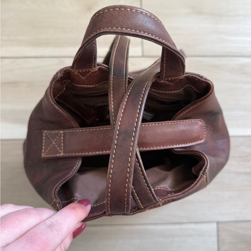 Frye Leather Backpack Brown - image 4